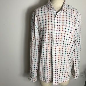 Carbon To Cobalt Cotton Long shirt button down